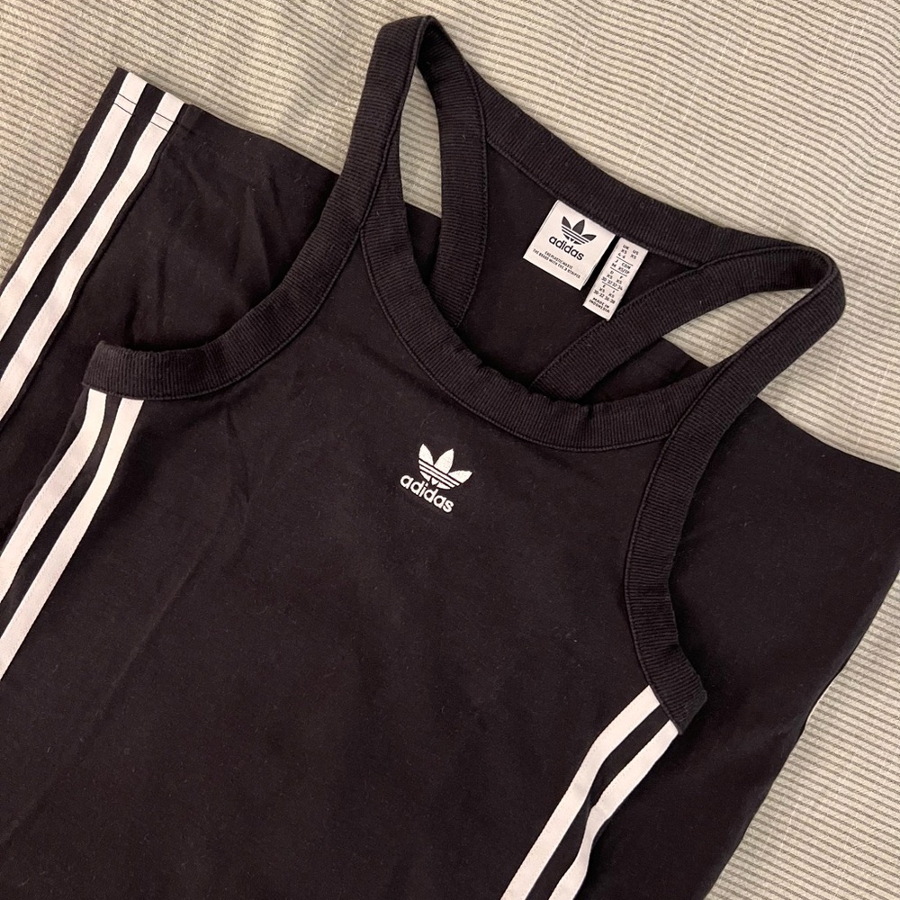Adidas Black Midi Dress
